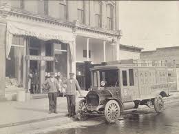 Eriksen S Grocery Truck Greenville Michigan Circa 1930 Greenville Michigan Michigan Greenville
