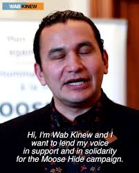 He has just released his first book; Wab Kinew In Support Of The Moose Hide Campaign S Day Of