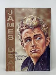 1998 James Dean "An American Icon) 16”x 11.25” Tin