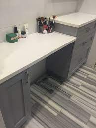 Benjamin moore, the triangle m symbol, aura, regal select, natura, green promise and gennex are all trademarks of benjamin moore & co. Custom Vanity Color Dior Grey 2133 40 Benjamin Moore Modern Bathroom New York By Pleasant Kitchens Bath Houzz