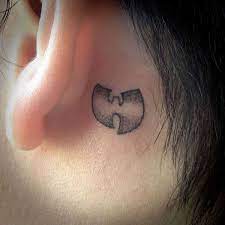 Today (july 21), kd unveils a new tattoo of california legend tupac shakur on his left leg. Wu Tang Clan Tattoo Behind Ear Wu Tang Tattoo Tattoos Wu Tang Clan Logo