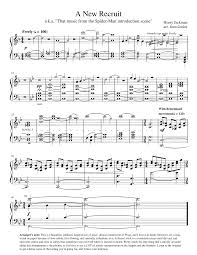 A New Recruit From Captain America Civil War Sheet Music For Piano Solo Musescore Com