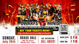 Extreme Dwarfanators Wrestling at Brass Hall