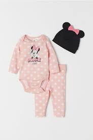 Последние твиты от h&m belgique (@hmbelgique). 3 Teiliges Jerseyset Hellrosa Minnie Maus Kids H M De Cute Baby Clothes Disney Baby Clothes Kids Outfits Girls