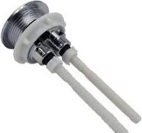38mm/1.5 inch Dual Push Flush Toilet Button Replacement with Thread Diameter
