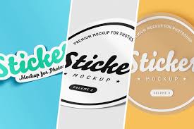Premium sticker mockup for photoshop. 25 Sticker Mockups Psd Collection 2020 Free Download Graphic Cloud