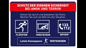 Bedeutung, hintergründe und prävention | herbert scheithauer, rebecca bondü | isbn: Verhaltenstipps Bei Amok Und Terror Youtube