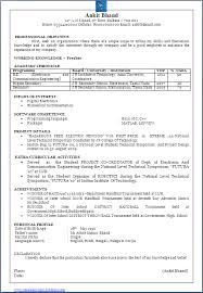 The intent of a self declaration letter is to gather employer information about. Resume Blog Co Beautiful One Page Resume Cv Sample In Word Doc Of A B E E C Bachelor Of Electronics Communication Engineer Having No E Resume Pinte