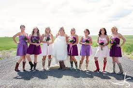 We love a good rustic outdoor wedding ceremony. Wearing Cowboy Boots With A Dress For Your Wedding In 2021 Love Lavender