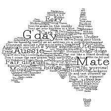 Map Of Aussie Slang Australian Slang Aussie Australia Funny
