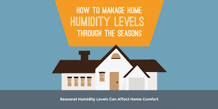 how to manage humidity levels through the seasons infographic