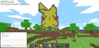 Así pues, no debes esperar tener épicas aventuras . I Made Pickachu Pixel Art In Classic Minecraft Net On My Chromebook Minecraft