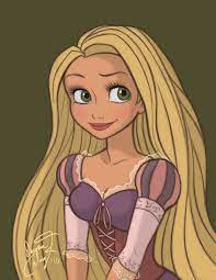 The evil witch stole the princess because her hair could keep her from ageing and kept the princess imprisoned in a secret garden for many years. Long Haired Princess By Enigmawing Disney Rapunzel Disney Tangled Princess