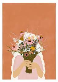 Track parcel from china, usa, europe, germany. Floral Print Wall Art Floral Illustration Wall Art Flowers Illustration Flower Lover Art Flower Print Flowers Wall Print Woman Illustration Floral Wall Art Prints Illustration Wall Art Flower Illustration