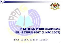 Pekeliling perkhidmatan bil.5 tahun 2009 2 julai 2009 2. Ppt Pekeliling Perbendaharaan Bil 5 Tahun 2007 2 Mac 2007 Powerpoint Presentation Id 6689714