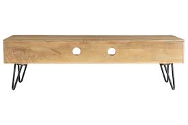 Clips on design from season 3, episode 4 of silicon valley. Design Tv Mobel Mangoholz Hairpin Tischbeine Metall Vibes Miliboo