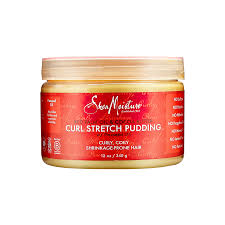 Shea Moisture Red Palm Oil Cocoa Butter Curl Stretch Pudding Helps Minimize Natural Shrinkage And Shea Moisture Products Curl Stretching Natural Hair Styles