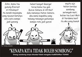 Tidak Boleh Sombong Lucu Gambar Lucu Cartoon Jokes