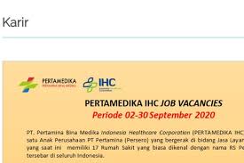 Garudafood chocolatos buka lowongan kerja lulusan s1 fresh graduate kini super indo memiliki 186 gerai di 40 kota pulau jawa dan bagian. Pertamina Bina Medika Buka Lowongan Kerja Untuk Sejumlah Posisi Ini Informasinya Halaman All Kompas Com