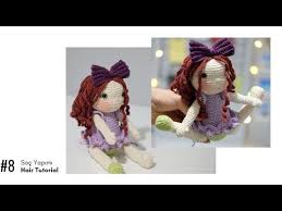 Amigurumi Bebek Yapimi 8 Bukleli Sac Yapimi Eklemli Bebek With Eng Sub Youtube Amigurumi Oyuncak Bebek Bebek Orme Bebekler
