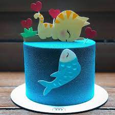 1 can of tuna (6 oz). Cat Or Fish Details Are So Perfect Love The Idea And Blue Cake Decoration Maricotacakedesigner What Creative Cake Decorating Birthday Cake Kids Cake