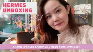 Hermes Unboxing Chaine d’ Ancre XS earrings & need your opinions for my  next watch❤️ #luxuryunboxing