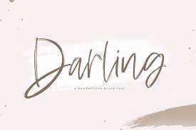 Actually, the least thing you think of when you want to communicate with your loved ones is a paper letter. Darling A Handwritten Brush Script Font 274328 Regular Font Bundles Brush Script Fonts Brush Font Brush Script