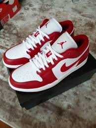 Air Jordan 1 Low Gym Red White Mens Size 9 Athletic Shoes Ebay Link In 2020 Hype Shoes Back To School Shoes Air Jordans