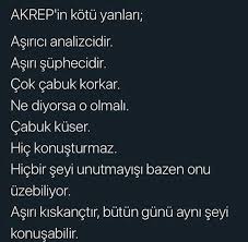 Oha Amk 2020 Akrep Akrep Burcu Burclar