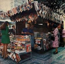 Banca De Jornais E Revistas Em 1971 Historia Edificio Joelma Anos 70