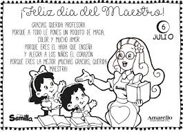 Dibujos del dia del maestro para pintar parte 1 imágenes. Dibujo Dia Del Maestro Para Colorear