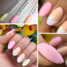 Przesliczny Pastelowy Manicure Hybrydowy Na Wielkanoc Tricky Nails