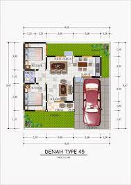 Start house varianta 2 casa pe structura metalica. Denah Rumah Minimalis Type 45 1 Lantai Terbaru 2015 Denah Rumah Rumah Minimalis The Plan
