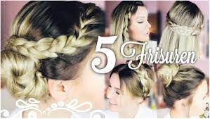 5 Schone Easy 5 Minuten Frisuren Dagi Bee Youtube Friseur Frisuren Frisuren Frisuren Selber Machen Dirndl Frisuren Leicht