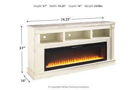 Dimplex tv and media consoles. Becklyn 74 Tv Stand With Electric Fireplace Ashley Furniture Homestore