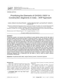 The ohsas18001:2007 standard will be implemented on all company undertakings. Top Pdf Ohsas 18001 1library