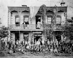 Lord S Cycle Club 1897 The Headquarters For The Lord S Cycle Club At 109 Chenevert Street At Congress Avenue The Tw Historic Houston Old Bikes Cycling Club