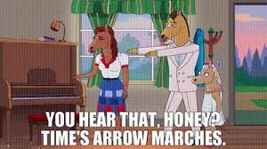 Other articles where time's arrow is discussed: Yarn You Hear That Honey Time S Arrow Marches Bojack Horseman 2014 S04e02 Comedy Video Gifs By Quotes Afac8aa1 ç´—