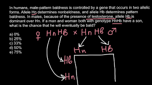 Pattern hair loss is the most common form of hair loss in both women and men. Genetics Of Male Pattern Baldness Youtube