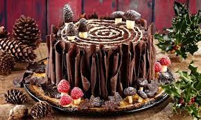 Woodland Christmas Yule Log Cake Recipe Yule Log Cake Yule Log Cake Recipe Yule Log Recipe
