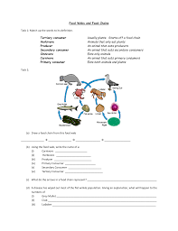 Lettuce greenfly ladybird thrush cat a what does the arrow mean in a food chain? Food Chains And Webs Worksheet