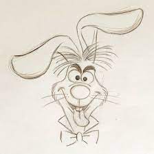 1951 Disney Alice In Wonderland March Hare Original Production Animation Drawing Cartoon Tekeningen Disney Tekenen Tekenen