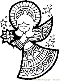 Download this adorable dog printable to delight your child. Christmas Angel Coloring Page 09 Coloring Page For Kids Free Angel Printable Coloring Pages Online For Kids Coloringpages101 Com Coloring Pages For Kids