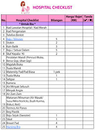 However, under no cicrumstances shoud they be used in lieu of a proper pilot's operating handbook / approved flight manual (poh/afm) for actual flight. Info Ibu Hamil Checklist Keperluan Ibu Bayi Sila Facebook