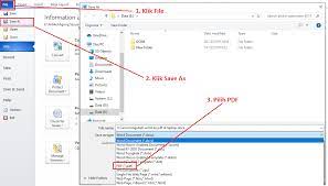 Konverter online pdf ke word ini memungkinkan anda mengonversi pdf di browser perangkat seluler. Cara Mudah Mengubah Word Ke Pdf Di Laptop Offline Dan Online