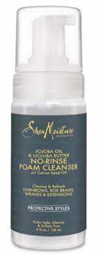 Shea Moisture Jojoba Oil Ucuuba Butter No Rinse Foam Cleanser New Cosmetics World