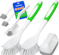 Amazon.com: Holikme 6 Pack Dish Brush with Handle Kitchen ...