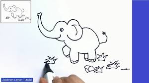 Elefant Zeichnen Lernen Einfach Schritt Fur Schritt Fur Anfanger 1 Zeichnen Lernen Tutorial Youtube