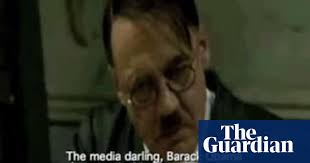 Hitler, himself, degenerates into a paranoid shell of a man, full of optimism one moment and suicidal depression the next. Downfall Filmmakers Want Youtube To Take Down Hitler Spoofs Intellectual Property The Guardian