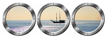 Maybe your customers can't legally enter. Vwaq Boat Window Decals Portholes Decor Ocean View Wall Mural Beach Style Wall Decals By Vwaq Houzz